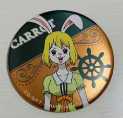 USJ限定 ONE PIECE / ワンピース　キャロット　缶バッジ