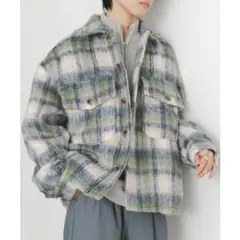 シャギーCPOジャケット メンズ アウター ミント L 【センスオブプレイス】