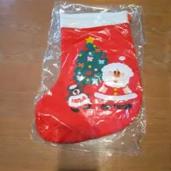 クリスマスブーツ お菓子を入れる袋のサムネイル