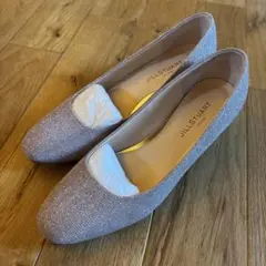 ジルスチュアート　パンプス　23.5センチ　ヒールビジュー付き