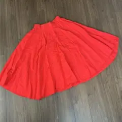 ガリャルダガランテで購入　jena 赤 フレアスカート　麻