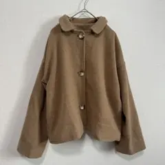 kutir ベージュ　ショート丈コートのサムネイル