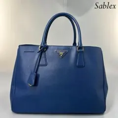 【超極美品】プラダ サフィアーノ ガレリア 2WAYハンドバッグ ゴールド金具