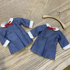 Check&stripe お人形のお着替え　制服