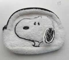 PEANUTS　[ピーナッツ] スヌーピーのふわふわフェイスポーチ