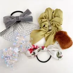 最終値下げ！【5点セット】ヘアアクセサリー　ヘアアクセ