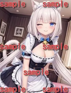 A0188　L版ブロマイド　S5　AIイラスト　同人　アニメ　美少女