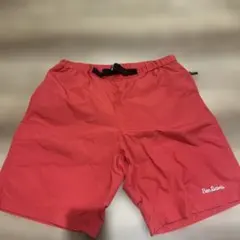 BEN DAVIS ショートパンツ レッド ウェビングベルト付のサムネイル