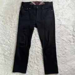 美品✨ブラックレーベルクレストブリッジ スキニー デニムパンツ 黒　M