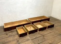 1906 ④2脚セット レトロな木製スツール 椅子 陳列台 工業系 