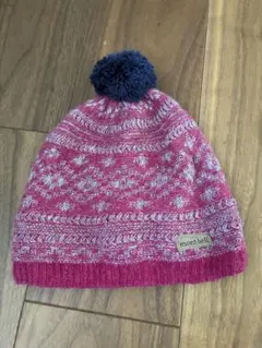 【値下げ】mont-bell ポンポン付きニット帽