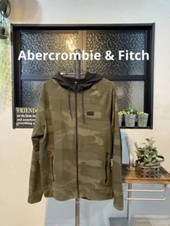 Abercrombie & Fitch 薄手の迷彩パーカー　Mサイズ