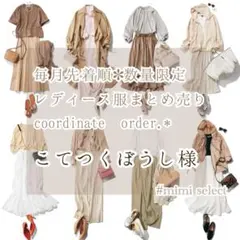 こてつくぼうし様専用 レディース服コーデセット コーディネートリクエストオーダー