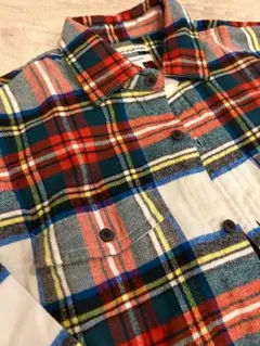 新品　Amazon Essentials チェック柄ネルシャツ