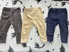 UNIQLO ベビー レギンス 80cm 3点セット コーデュロイ