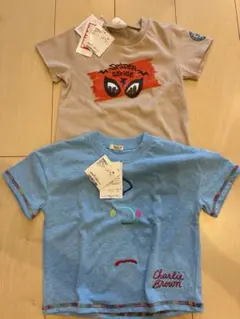 新品未使用　マーキーズ　Tシャツ　スパイダーマン　チャーリーブラウン　100cmのサムネイル