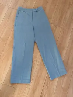 PLST ライトブルー ワイドパンツ S