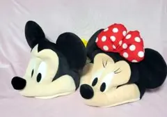 即日発送　ディズニー　ミッキー　ミニー　ぬいぐるみ　ファンキャップ　ペア　セット