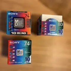 新品 SONY ソニー 10MDW74KX 8枚 CRX19枚 MDカセット