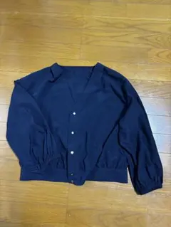 ROPÉ PICNIC ネイビー バルーンスリーブシャツ 38