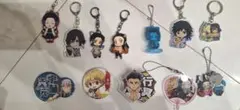 鬼滅の刃　キーホルダー&缶バッチ　12点セット