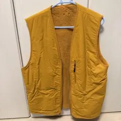 ウィメンズ対応　リバーシブルベスト マスタード色