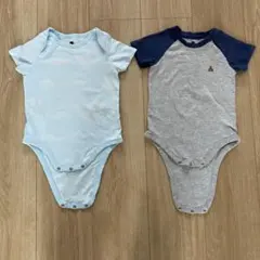 babyGAP 半袖ロンパース2枚セット　18-24
