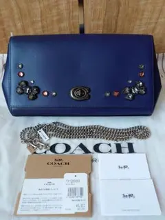 COACH【新品】アレクサ ターンロック 38967 シルバーチェーン付き