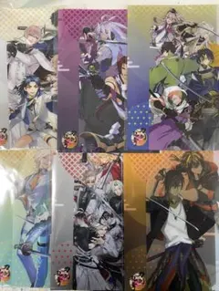 セブンイレブン限定　刀剣乱舞　A5クリアファイル 全6種セット