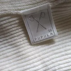 PUPULA アイボリー 長袖ニット 38のサムネイル