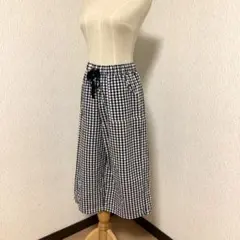 ギンガムチェック キュロット　M