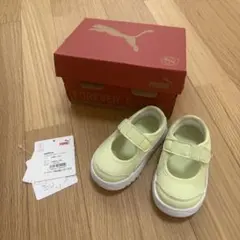 PUMA プーマベビーシューズ 12cm メリージェーン サンダルイエロー箱ありのサムネイル
