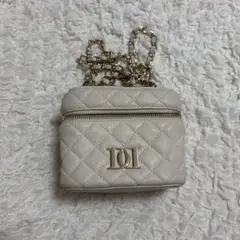 Darich キルティングスクエアミニバッグ バニティ シルバーパーツ