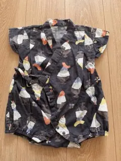 【美品】après les cours ロンパース甚平 70 アプレレクール