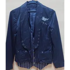 SEXPOT ReVeNGe 黒 ジャケット ストライプ スタッズ