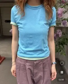 nugu Nerd Tシャツ 2枚セット mint skyblue
