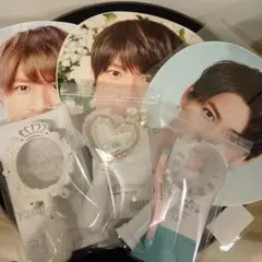 King & Prince ペンライト とジャンボうちわ （おまけ）セット