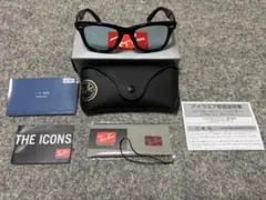 Ray-Ban Wayfarer RB2140F 901/64 ブラック