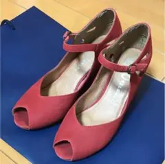 ジェフリーキャンベル レザー オープントゥ シューズ 24cmのサムネイル