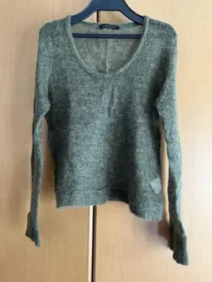 ニット グリーン