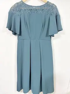 【美品】ローリーズファーム|モスグリーン パーティドレス|Mサイズ