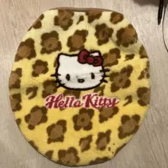 ハローキティ レオパード柄トイレカバー