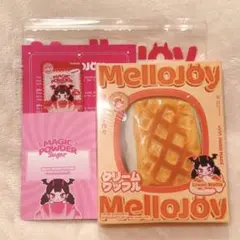 新品】メロジョイ クリームワッフル さんかく mellojoy ムースクリーム