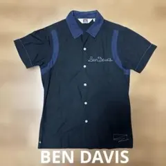 美品✨BEN DAVIS ベンデイビス ボーリングシャツ 半袖 マスタード M