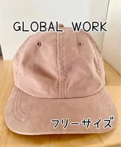GLOBAL WORK フリーサイズ ピンクキャップのサムネイル