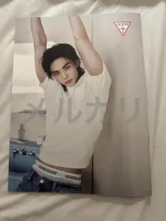 Stray Kids ヒョンジン GUESS ポップアップ 特典 パンフレット - メルカリ