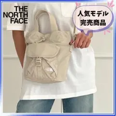 【定番人気韓国限定】　ノースフェイス　バケットバッグ　ミニ　ホワイトサンド