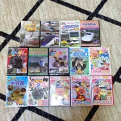 キッズ　子ども向けDVD　まとめ売り　電車・乗り物多め　再生未確認　ジャンク