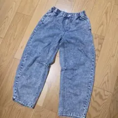 ケミカルウォッシュ デニムパンツ キッズ