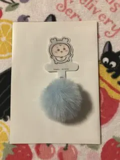 ちいかわベビー　ノベルティ　ぽんぽんチャーム付きフォンタブ